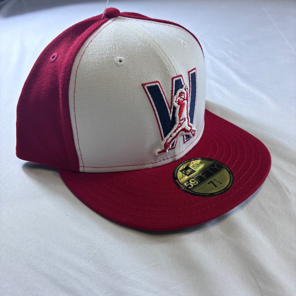 New Era 59FIFTY Washington Nationals Alt 4 2020 Fitted Hat Red White 7 1/2